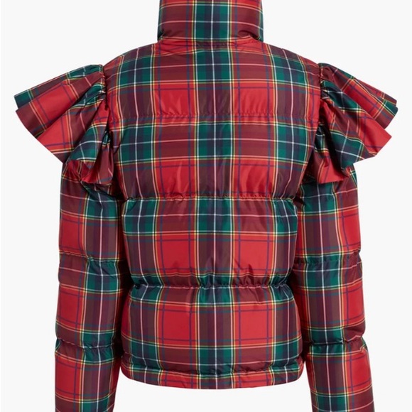 Hill House The Violet Ruffle Sleeve Puffer - Picture 4 of 4